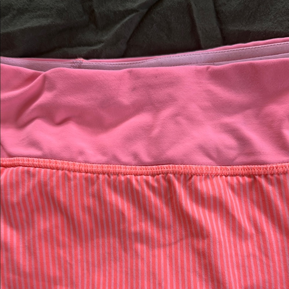 Pink/orange striped pace setter skirt Tall - Picture 4 of 10